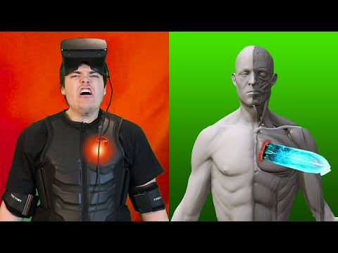 HOW MUCH PAIN CAN I FEEL IN VR? (Haptic Suit)