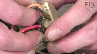 Whirlpool Range Repair: How to Replace the Dual Burner Infinite Switch Kit