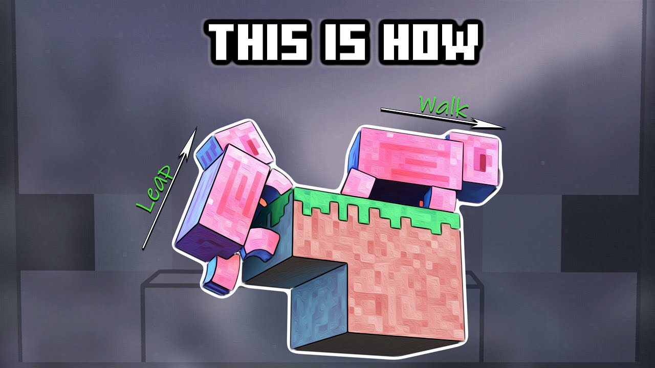 I Used Blender To Make Minecraft's Pig Animation Better!