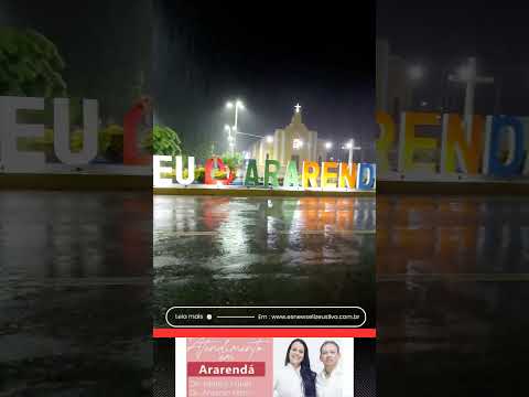Chuva prolongada e tranquila neste domingo (8) de fevereiro, na cidade de Ararendá-CE
