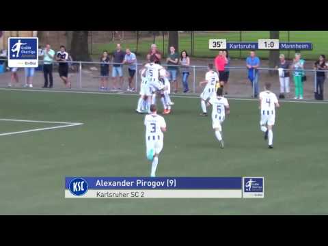 B-Junioren - Karlsruher SC 2 vs. SV Waldhof Mannheim 1:0 - Alexander Pirogov