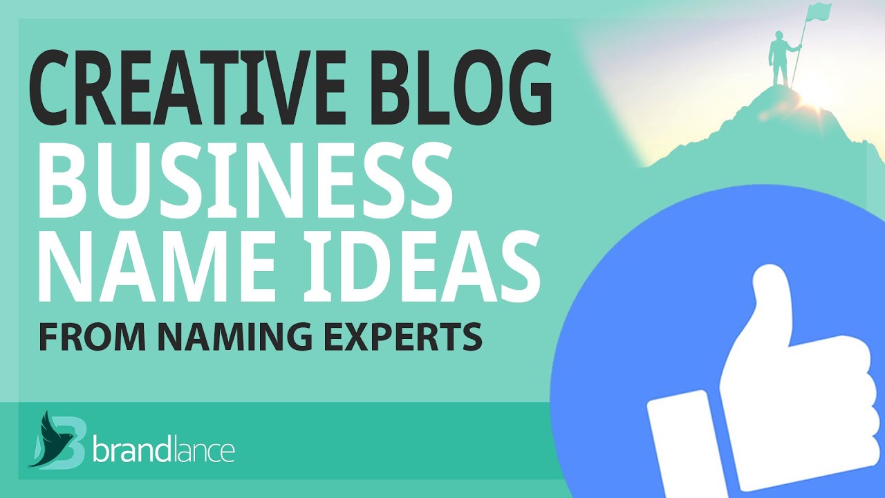 Best Creative Blog Names Business Name Ideas Suggestions | Brand Names Generator