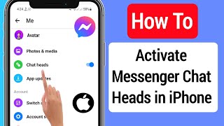 How To Activate Chat Heads in messenger iPhone (New Update 2023) ||