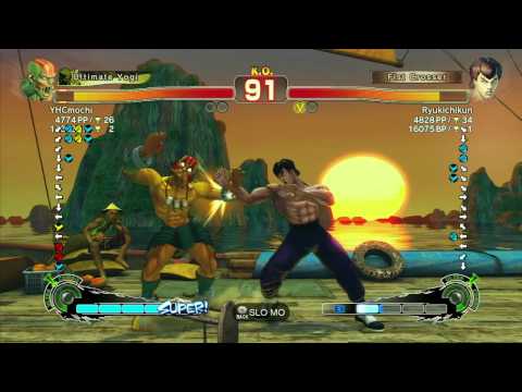 SSF4 AE: YHCmochi (Dhalsim) vs Ryukichikun (FeiLong) - Ranked Match (720p HD)