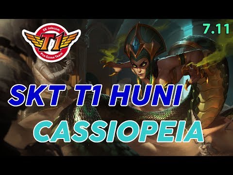 SKT T1 Huni Cassiopeia vs Gragas Top - Korean Pro Replay