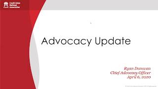 Advocacy Update April 6, 2020