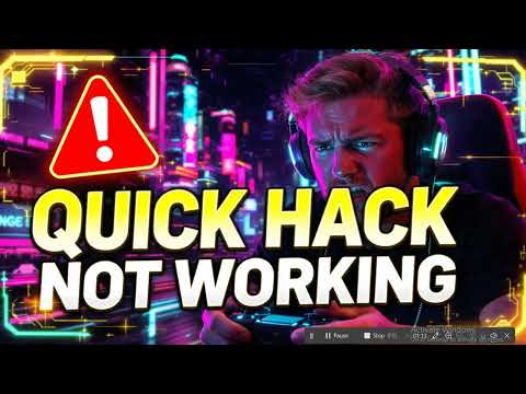 How to Fix Quick Hack Not Working in Cyberpunk 2 0