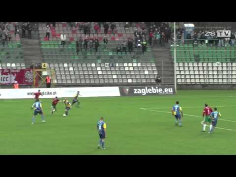 Skrót meczu: Zagłębie - Elana 2:0