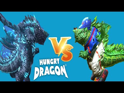 Hungry Dragon - Geogantis Default VS Geogantis Dr Strikeout - All 23 Dragons Unlocked