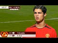 FULL MATCH: Manchester United vs  Bolton Wanderers 2003-2004 4-0, Cristiano Ronaldo's First Debut
