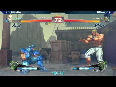 Winter Brawl 9 - USF4 - Top 8 - 801 Strider (Abel) vs PIE Zeus (Claw)