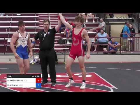 82 Kg Rr Rnd 2 - Adrian Artsisheuskiy, Elite Wrestling Academy Vs Michael Altomer, West Point Wres