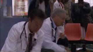 Noah Wyle as Carter - bloopers from season 6