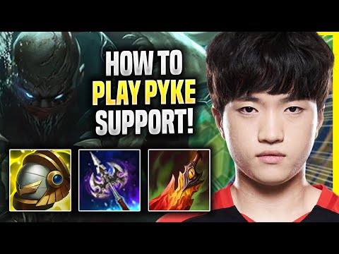 LEARN HOW TO PLAY PYKE SUPPORT LIKE A PRO! - T1 Keria Plays Pyke SUPPORT vs Karma! | Season 2022