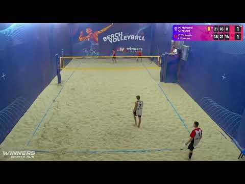 18:40 M. Motuznyi / O. Klishch - D. Tsatsorin / I. Korenev 16.08.2022 | Winners Beach Volleyball