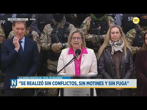 Karina Milei destacó el traslado de presos de Villa Devoto a Marcos Paz │N20:30│19-10-26