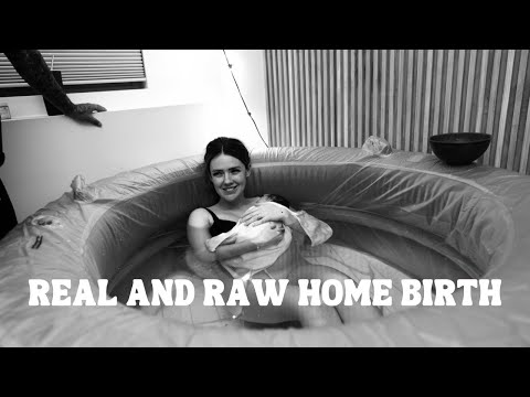 HOME BIRTH VLOG - 37 WEEKS // First Unmedicated Birth | Water Birth