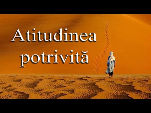 Atitudinea potrivită