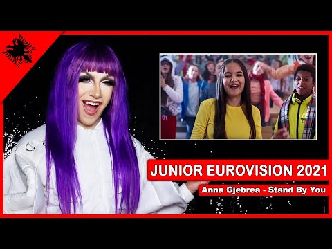 ALBANIA - Anna Gjebrea - Stand By You | Drag Queen Reacts to Junior Eurovision 2021