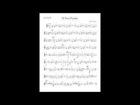 El Taco Picante (Bass Tuba part) by Robert Sheldon