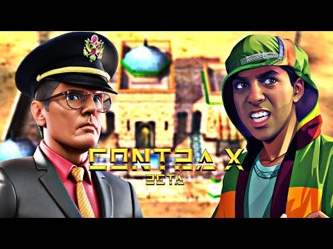 USA Laser vs GLA Stelth Hard Challenge (CONTRA X BETA MOD) C&C Generals Zero Hour