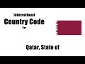 What is the 2 letter country code for Qatar?  - Qatar Country Code |  Telephone Area Codes in Qatar