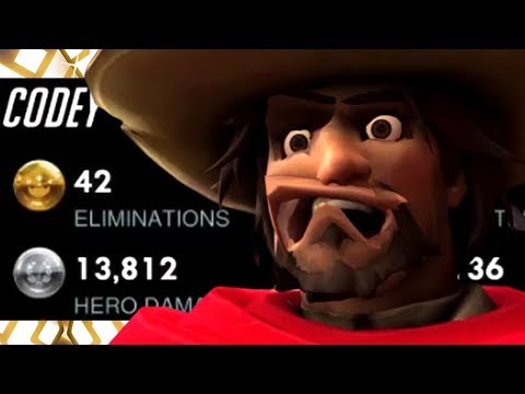 DPS MAIN - CODEY GM MCCREE! 42 ELIMS! [ OVERWATCH SEASON 19 TOP 500 ]