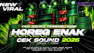 Download lagu DJ HOREG ENAK CEK SOUND 2026 FLAUTA X HAWK || JB AUDIO GEMBONG PATI X OBWL PROJECT mp3