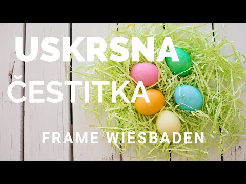 Uskrsna čestitka Frame Wiesbaden