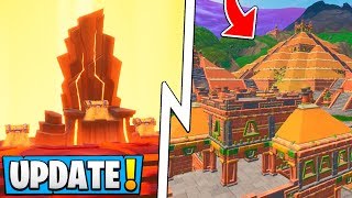 *ALL* Fortnite Season 8 Map Changes! | Volcano, Pirate Ship, Lazy Lagoon!