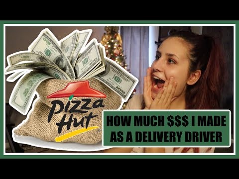 How Much Money I Made Working as A Delivery Driver (At Pizza Hut) | +GRWM!