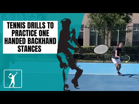 Tennis Drills To Practice One Handed Backhand Stances