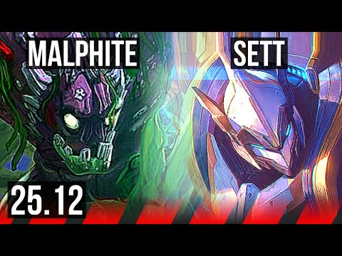 MALPHITE vs SETT (TOP) | 39k DMG, 5/2/14 | EUW Grandmaster | 25.12