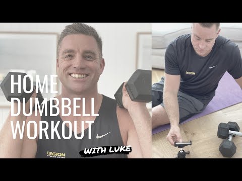 Home Dumbbell Workout: Full Body HIIT Ascending Ladder