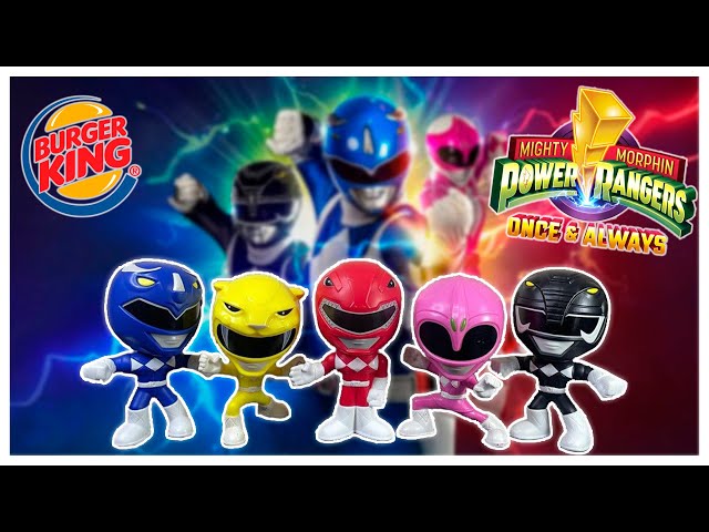 Vídeo relacionado con Power Rangers - Mini figuras de 2.5 pulgadas de edición limitada, Rangers negros, rosas y amarillos, juego de 3 figuras de acción