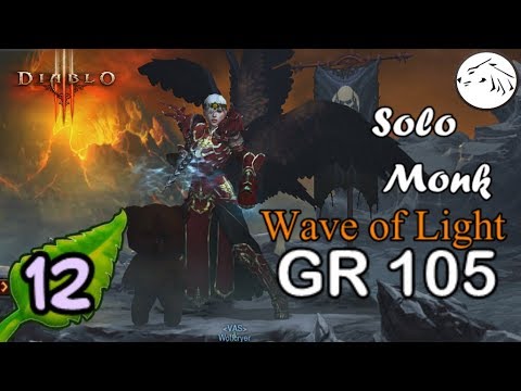 Diablo 3 Season 12 GR 105 Solo Monk Wave of Light build