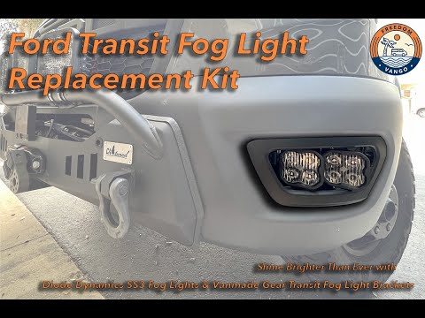 2020+ Ford Transit Fog Light Upgrade Tutorial