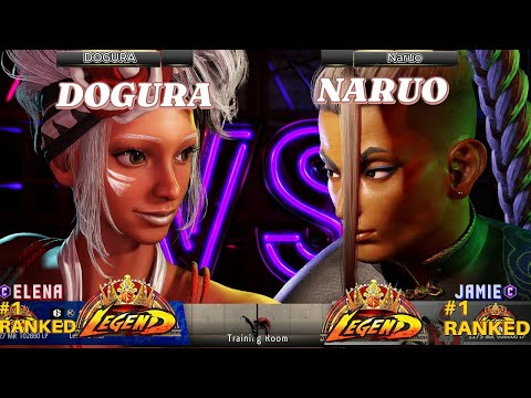 SF6 ▰ Dogura (#1 Ranked Elena) vs Naruo (#1 Ranked Jamie) ▰ Street Fighter 6 Ranked Match