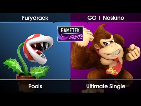Gametek Night 2023.01 - Furydrack (Piranha Plant) Vs. Naskino (Donkey Kong) SSBU Ultimate Tournament