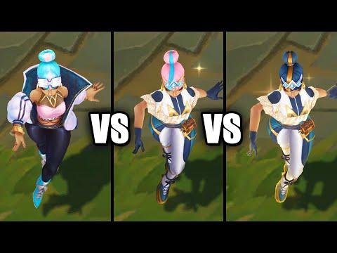 Prestige True Damage Qiyana vs True Damage Qiyana Skins Comparison (League of Legends)