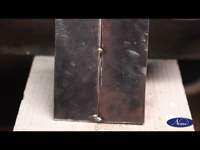 Butt Weld - Square butt joint on M.S Sheet 3mm thick in flat position