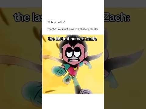 When you gotta escape in alphabetical order