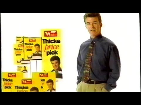 ALAN THICKE | WOOLCO Department Store "Thicke Price Picks" ad, 1991