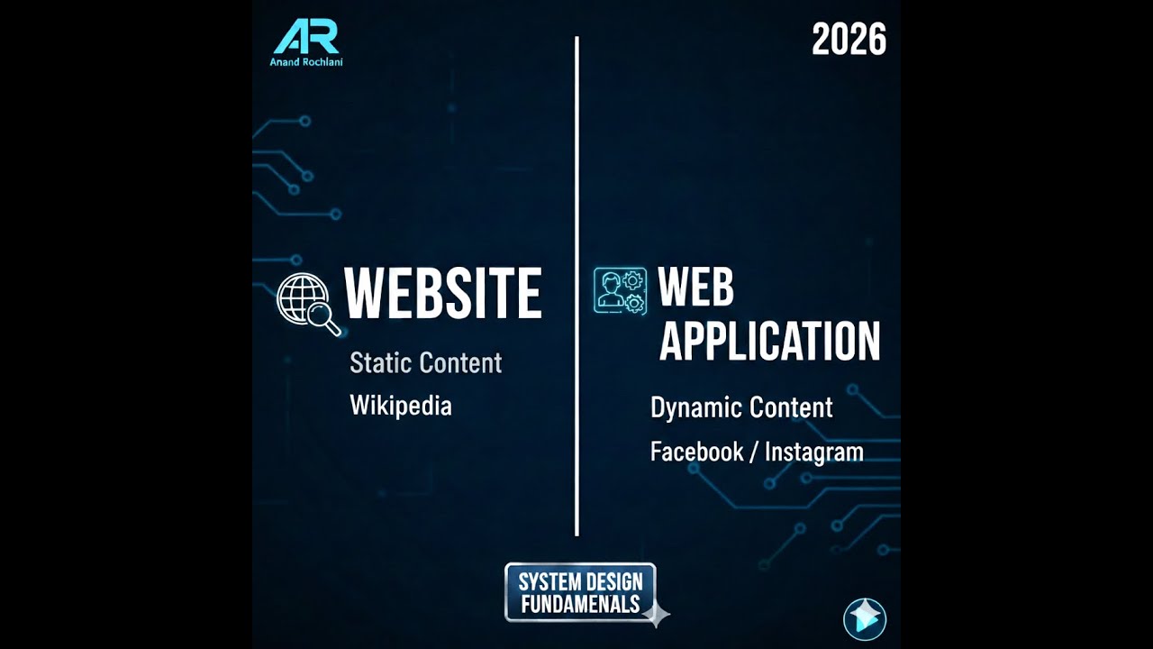 Website vs. Web Application: Understanding the Core Differences in System Design (2026)