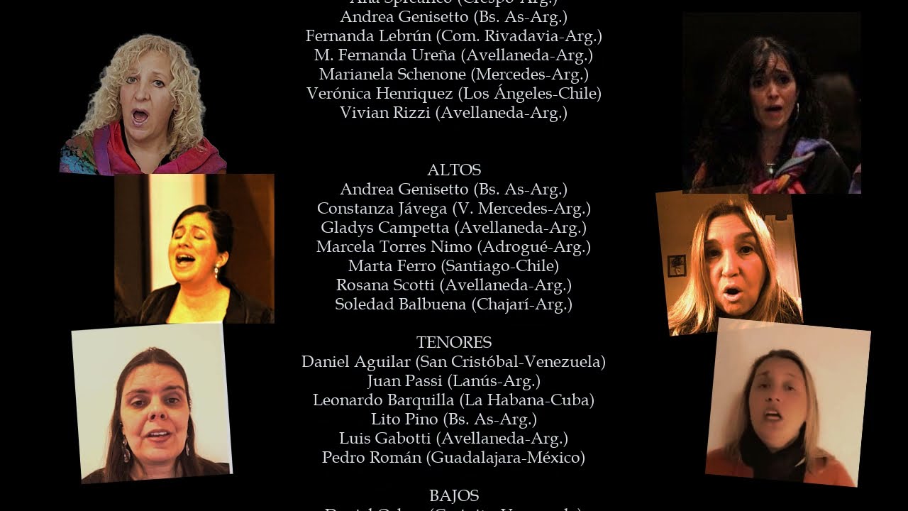"LAUDAMUS TE" (Esteban Tozzi)  // ECAVAL -coro virtual- //