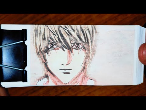 L death Flipbook | Death Note Flip book | Light Vs L | L Dies | Ryuzaki Dies