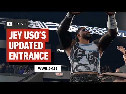 WWE 2K25 Updates Jey Uso’s Entrance To Have Him YEETing In The Crowd
