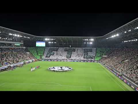 Fradi koreo  // Ferencvárosi TC - Qarabag FK // BL-selejtező // 2025.08.19.