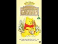Opening To The Many Adventures Of Winnie The Pooh UK VHS 1997