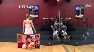 Jacoby Hits Kym With A Football  Dancing With The Stars